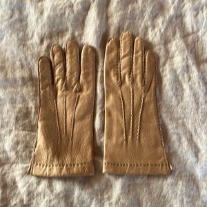 Aris leather gloves with cashmere lining, size 8